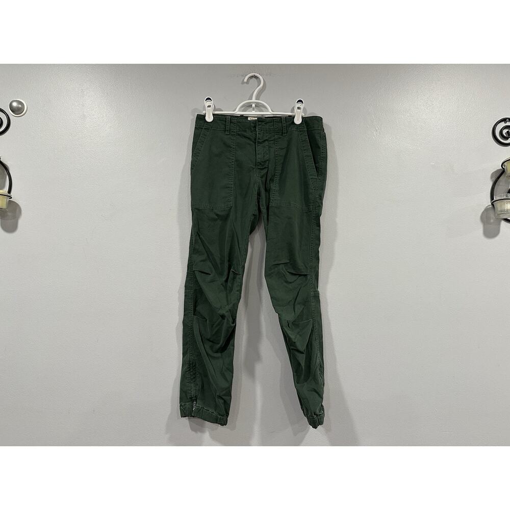 Nili Lotan Green Cropped Military Pants Women's Sz 2